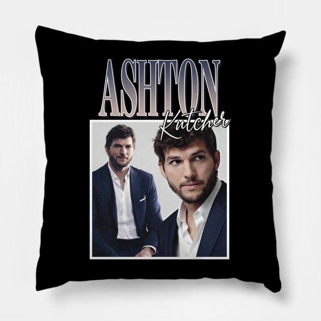 Ashton Kutcher Pillow by TeesBySilvia