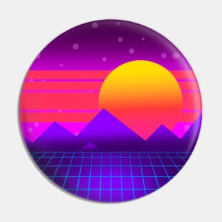 Synthwave Pin