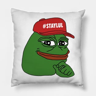 STAYLUL PEPE Meme Pillow