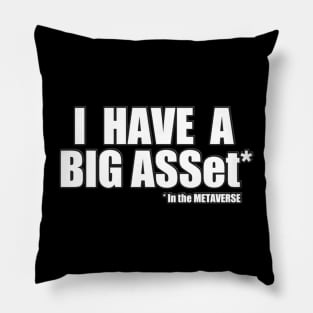 I have a big ASSet in the METAVERSE Pillow