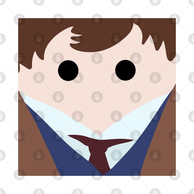 Minimalistic Tenth Doctor by alxandromeda