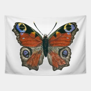 Peacock butterfly Tapestry