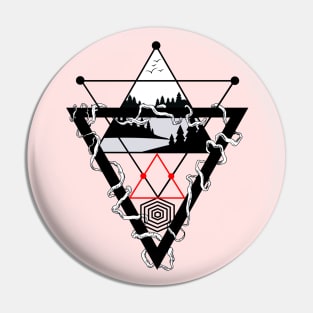 Wilderness Landscape in Triangle Pin