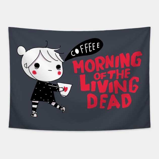 morning of living dead Tapestry by violinoviola