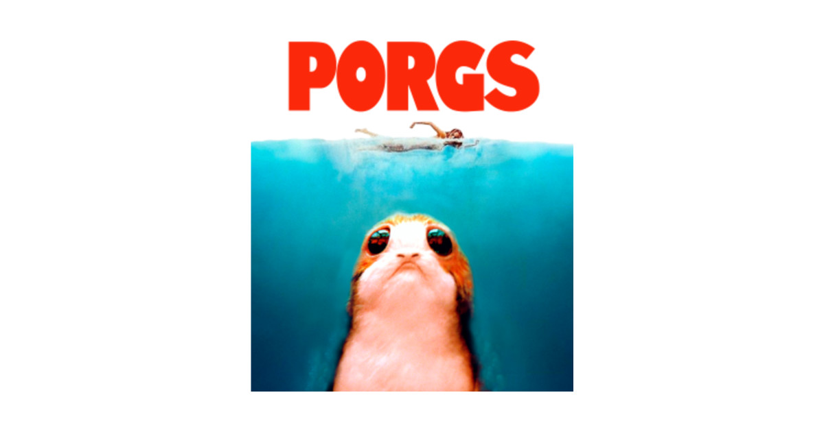 Porgs / Jaws Mash Up by marcgodsifftshirts