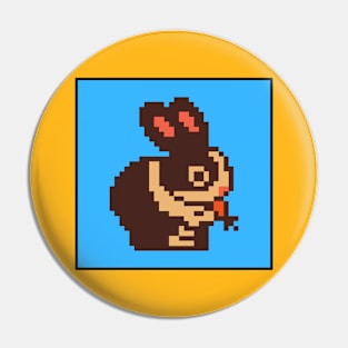 Bunny pixel Pin