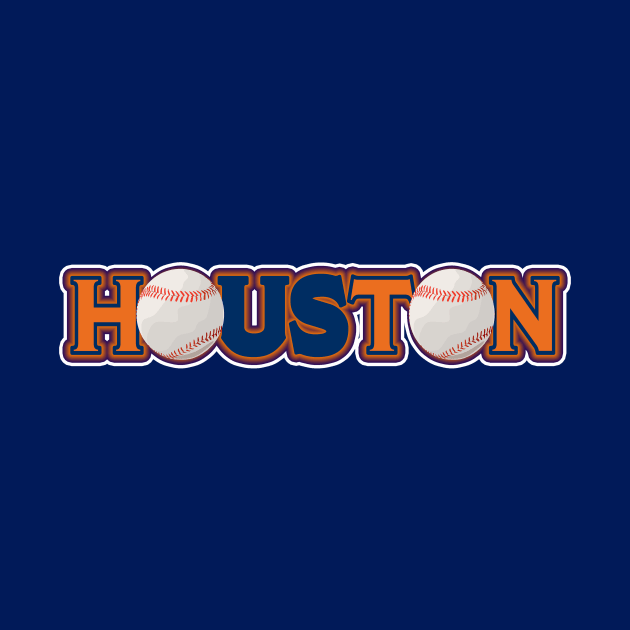 Houston Baseball Fan Us Against The World by TexasTeez