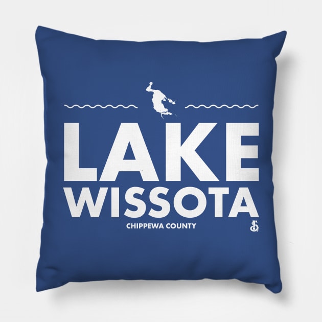 Chippewa County, Wisconsin - Lake Wissota Pillow by LakesideGear