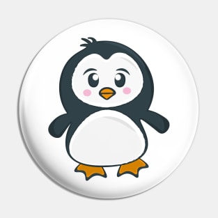 Cute Penguin Stickers Pin