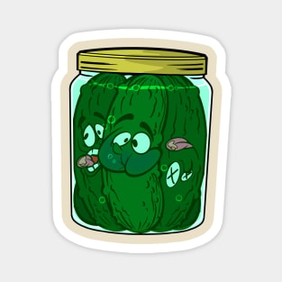 Jar of Drowning Pickles Magnet