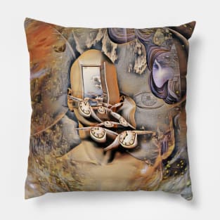 The Flow of Time Pillow