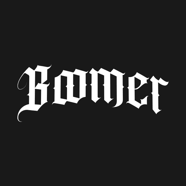 boomer t-shirt by adre-gathoni