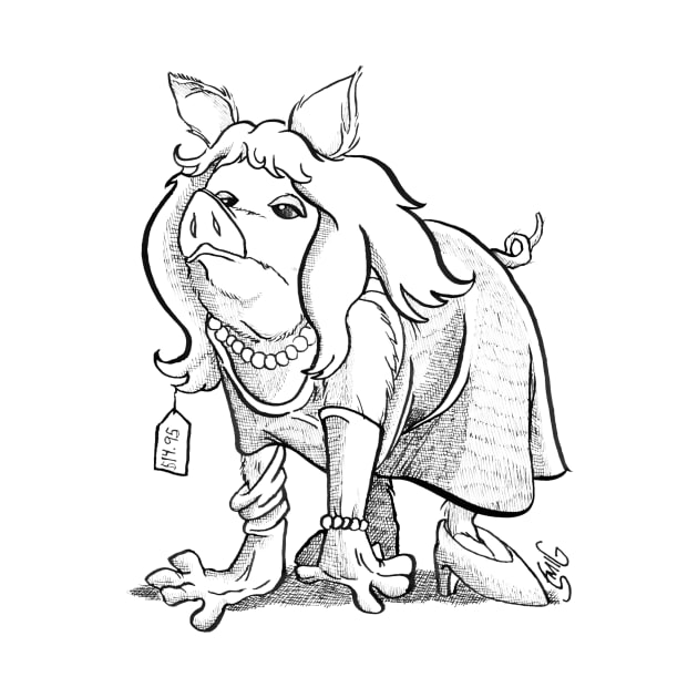 ToughPigs dressed-up pig by ToughPigs