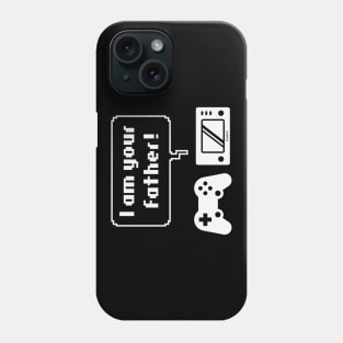 Controller Game Console Icons (I Am Your Father! / White) Phone Case