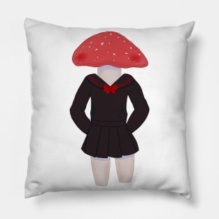 school uniform fungi Pillow