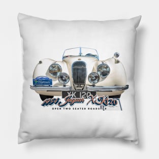 1954 Jaguar XK120 Open Two Seater Roadster Pillow