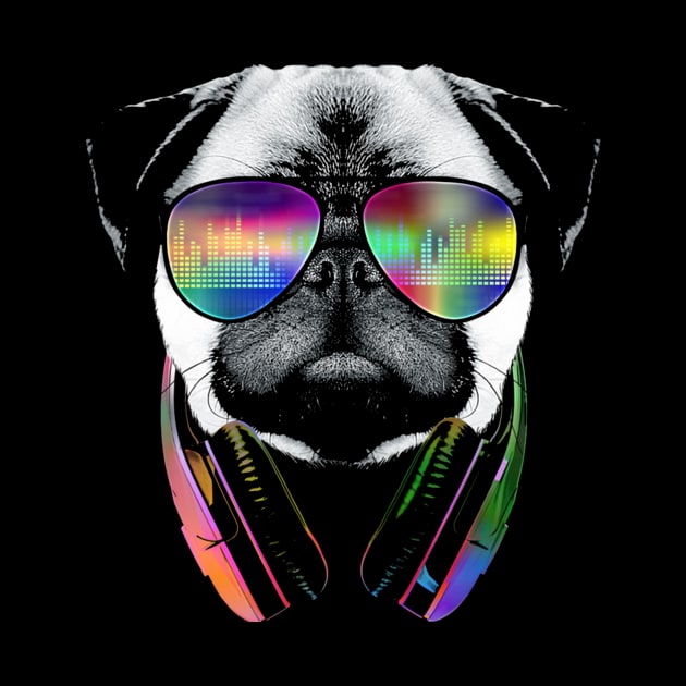 Dog Pug Music by chanirmala