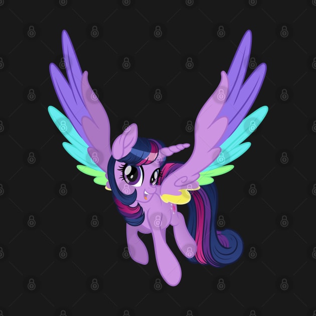 My Little Pony Rainbow Wings Twilight Sparkle by SketchedCrow