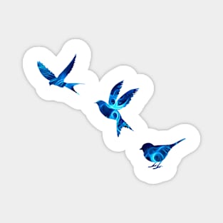 Blue Birds Magnet