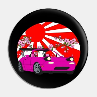 The Pink Roadster Pin