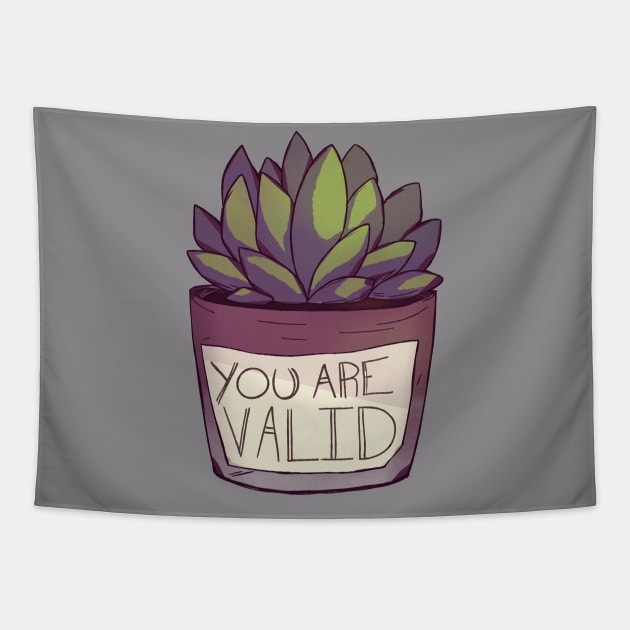 Supportive Succulent Tapestry by AstralArts