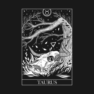 Zodiac sign tarot card Taurus T-Shirt