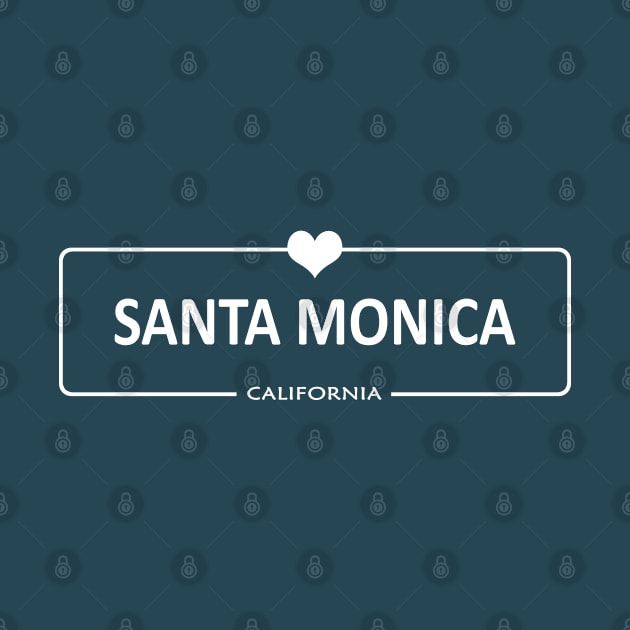 I Love Santa Monica (California) by ShopBuzz