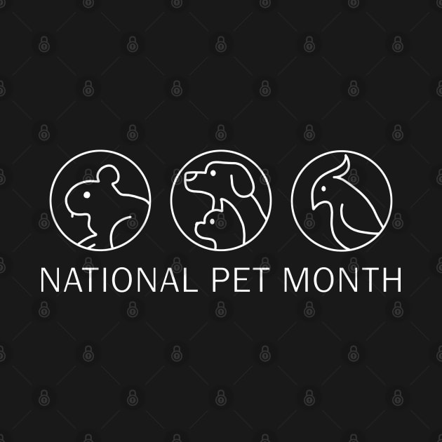 National Pet Month by valentinahramov