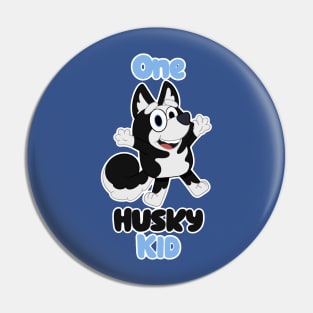 One Husky Kid Pin