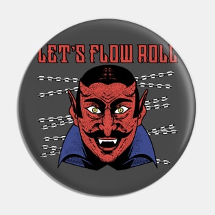 Let’s Flow Roll Jiu Jitsu Pin