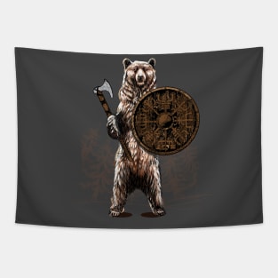 Viking Bear Warrior Odin Berserker Vikings Norse Mythology Tapestry