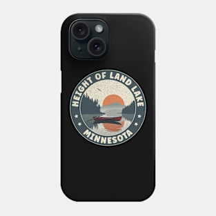 Height of Land Lake Minnesota Sunset Phone Case