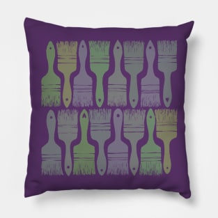 Paintbrush , seamless pattern Pillow