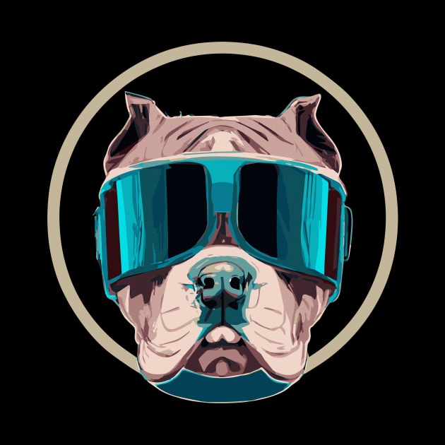 Futuristic Pit Bull Dog Lover Terrier by BetterManufaktur