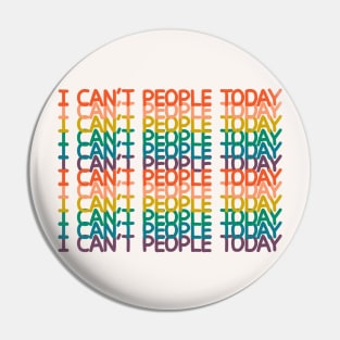 I can't people today Pin