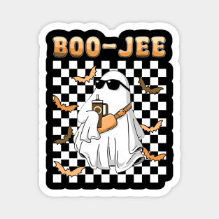 Spooky Season Cute Ghost Halloween Costume Boujee Boo-Jee Magnet