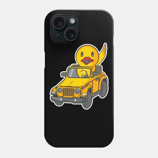 Duck duck jeep Phone Case by giggleapin