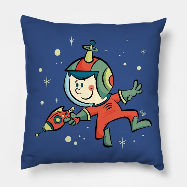 Space boy Pillow by edvill