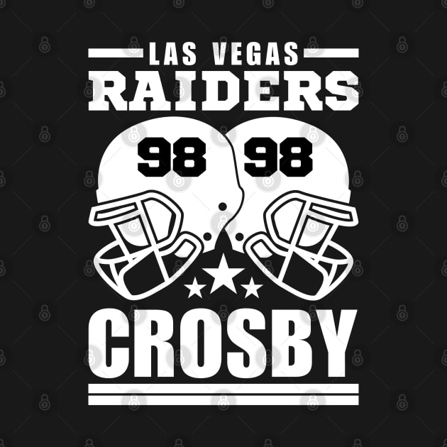 Las Vegas Raiders Crosby 98 American Football Retro by ArsenBills