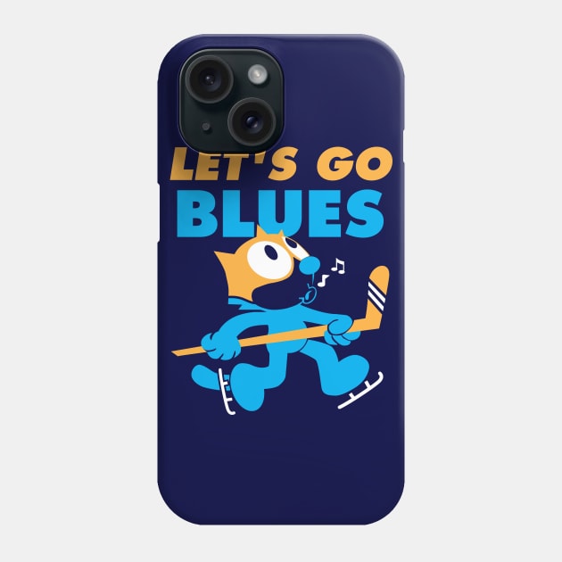 Lets Go Blues Phone Case by Sofiia Golovina