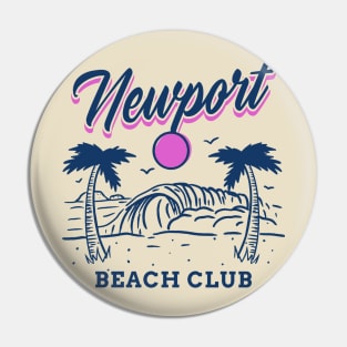 Newport Beach Club Pin