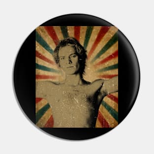 Sting Young Guns // Photo Vintage Retro Look Fan Design Pin