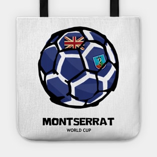 Montserrat Football Country Flag Tote