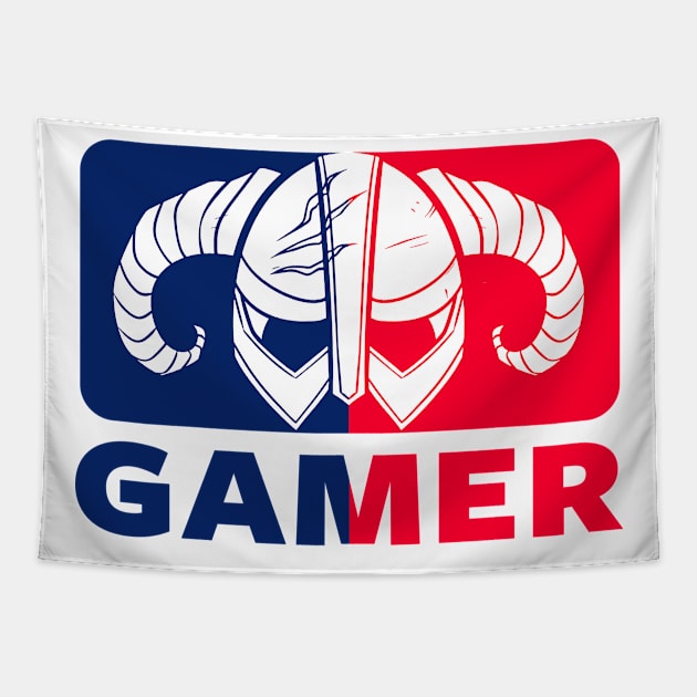 GAMING - GAMER Tapestry by Tshirt Samurai