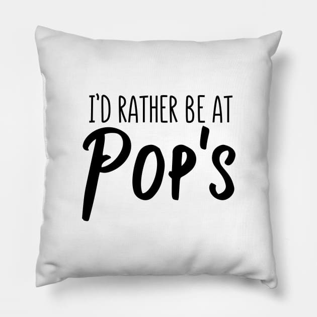 I'd rather be at Pop's Pillow by qpdesignco