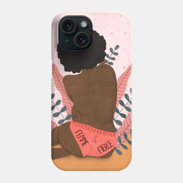 FEMME & FIERCE Phone Case by The Cute Feminist