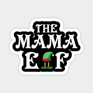 The Mama Elf Matching Family Elf Costume Christmas Gift Magnet