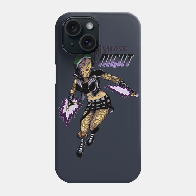 Mistress Night (The Vigilantes) Phone Case by MentalPablum