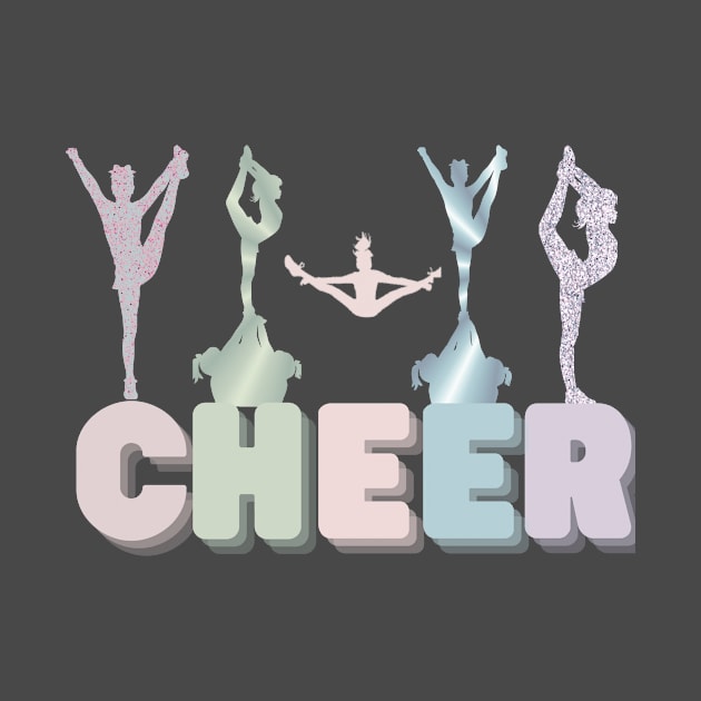 CHEER stunts by Sport-tees by Marino's