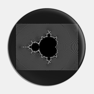 Monochrome Mandelbrot  2018-12-29-001 Pin